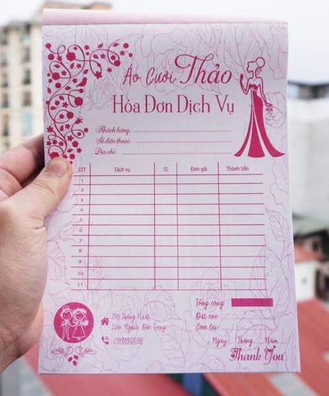 In Hoá Đơn Bán Lẻ