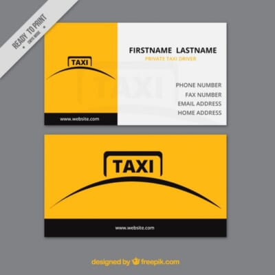 in Card Visit In Offset
