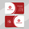 in Card Visit In Offset