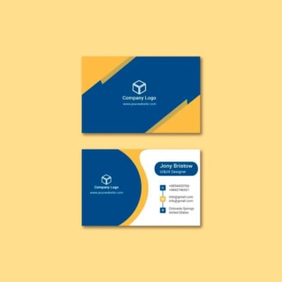 in Card Visit In Offset