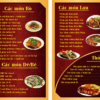In Menu Thực Đơn