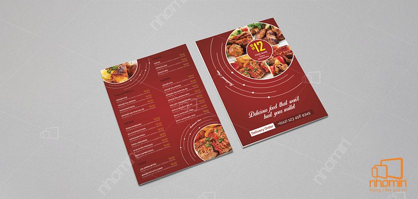 Thiết kế menu chuẩn hóa